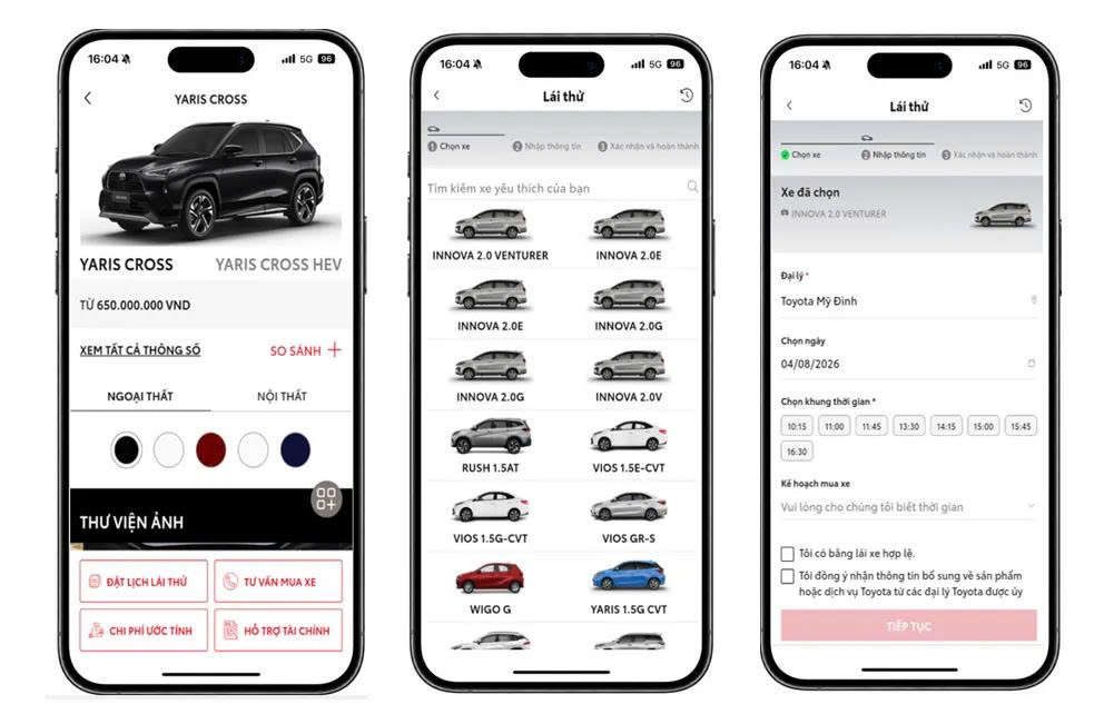 Ứng dụng TOYOTA Việt Nam – Diện mạo mới, trải nghiệm mới 10 Ứng dụng TOYOTA Việt Nam – Diện mạo mới, trải nghiệm mới 9