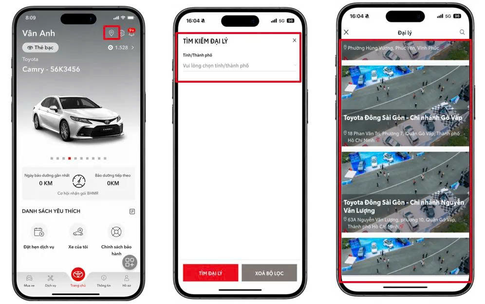 Ứng dụng TOYOTA Việt Nam – Diện mạo mới, trải nghiệm mới 12 Ứng dụng TOYOTA Việt Nam – Diện mạo mới, trải nghiệm mới 11